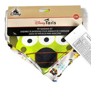 Disney Tails Pixar Small Pet Bandana Set of 3 NWT